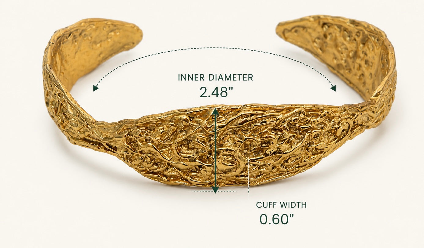 Sculptural Cuff Bracelet