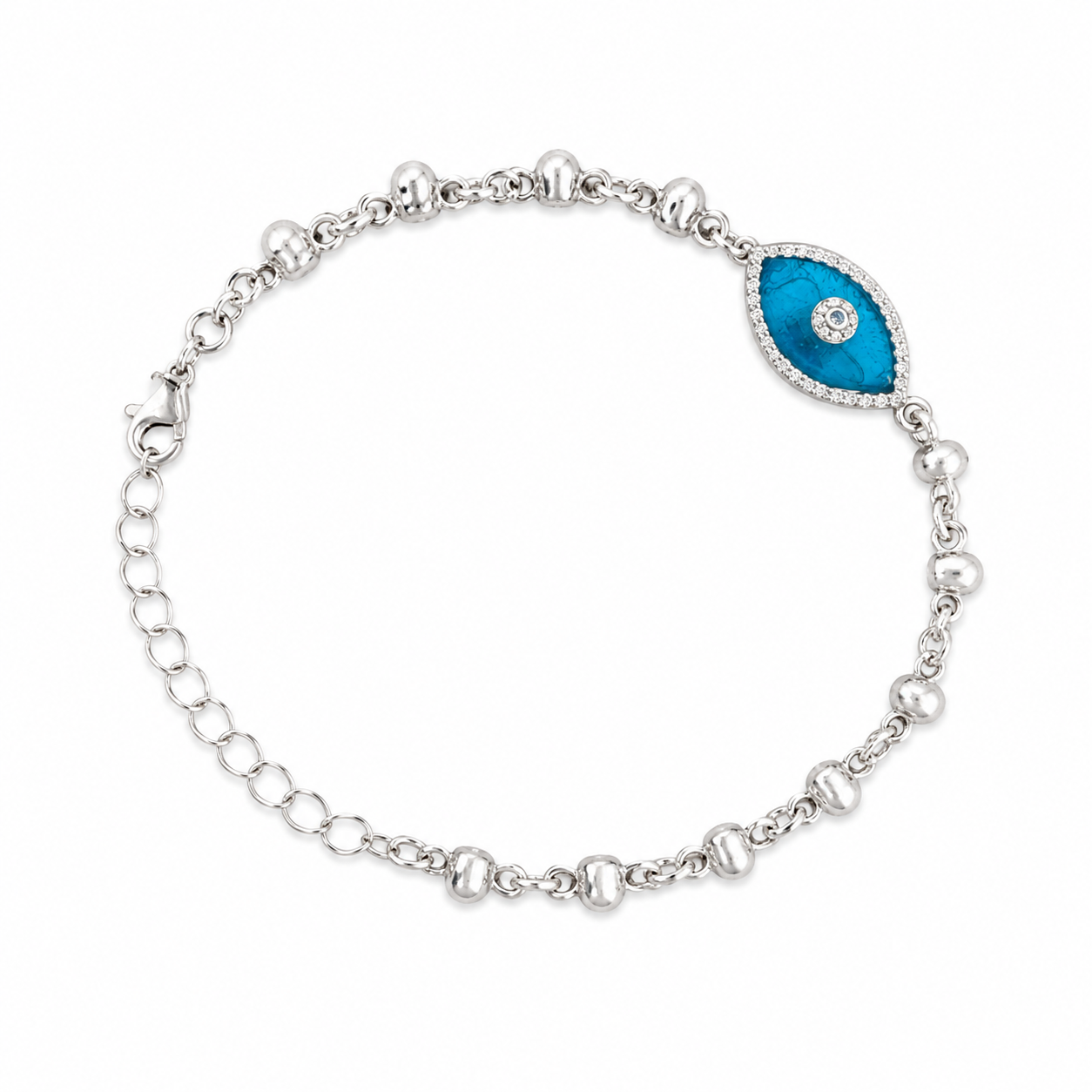 Blue Evil Eye Bracelet
