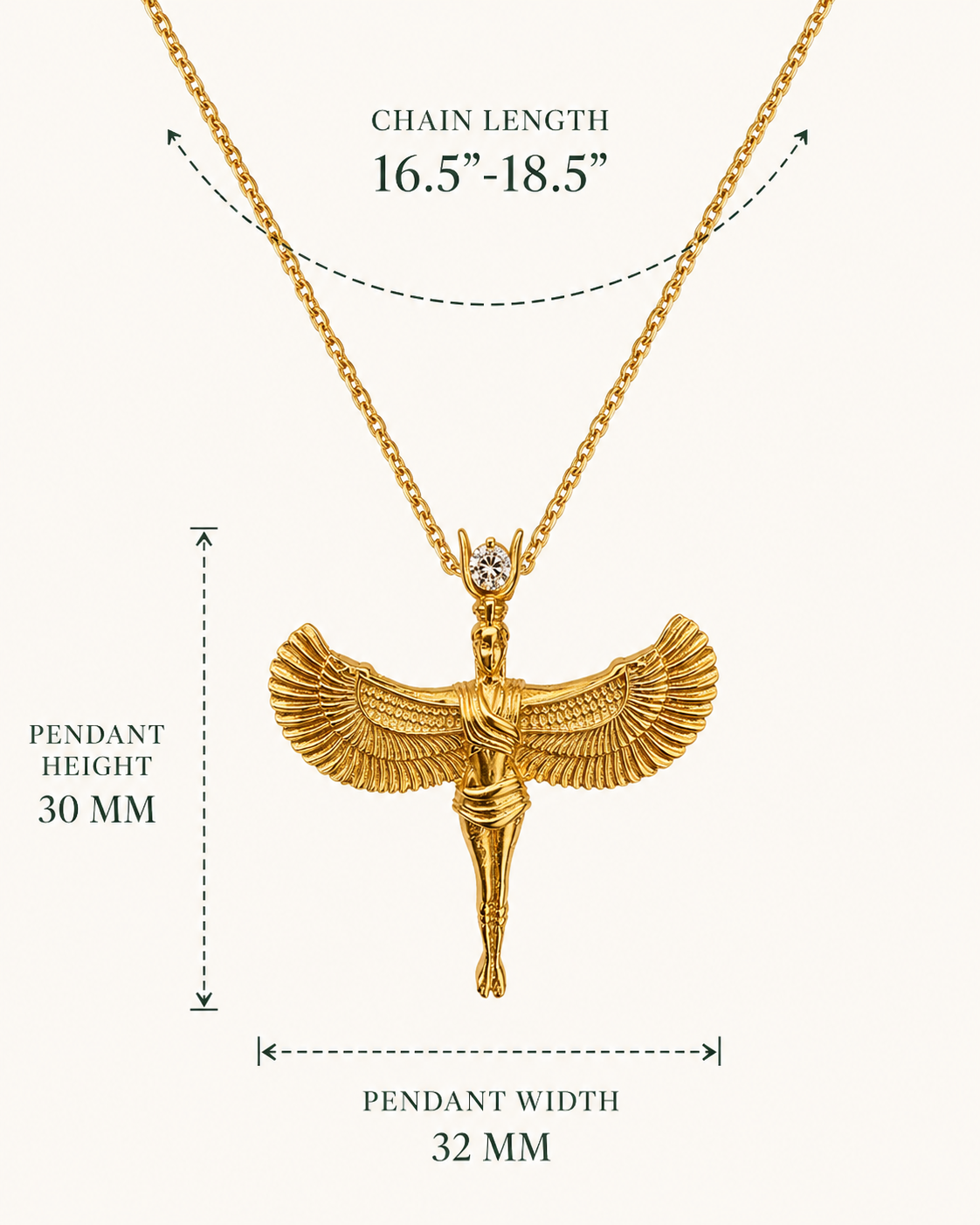 Golden Isis Necklace