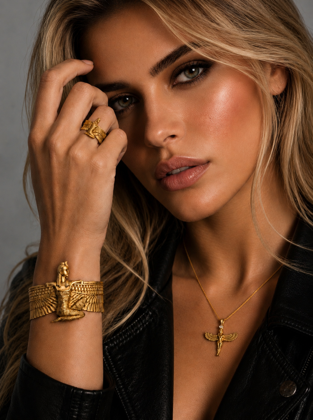Golden Isis Ring