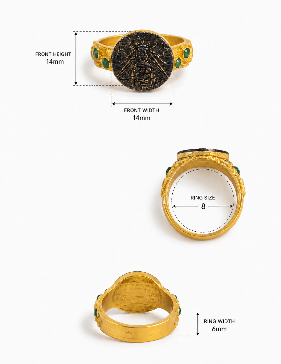 Sacred Bee Ring