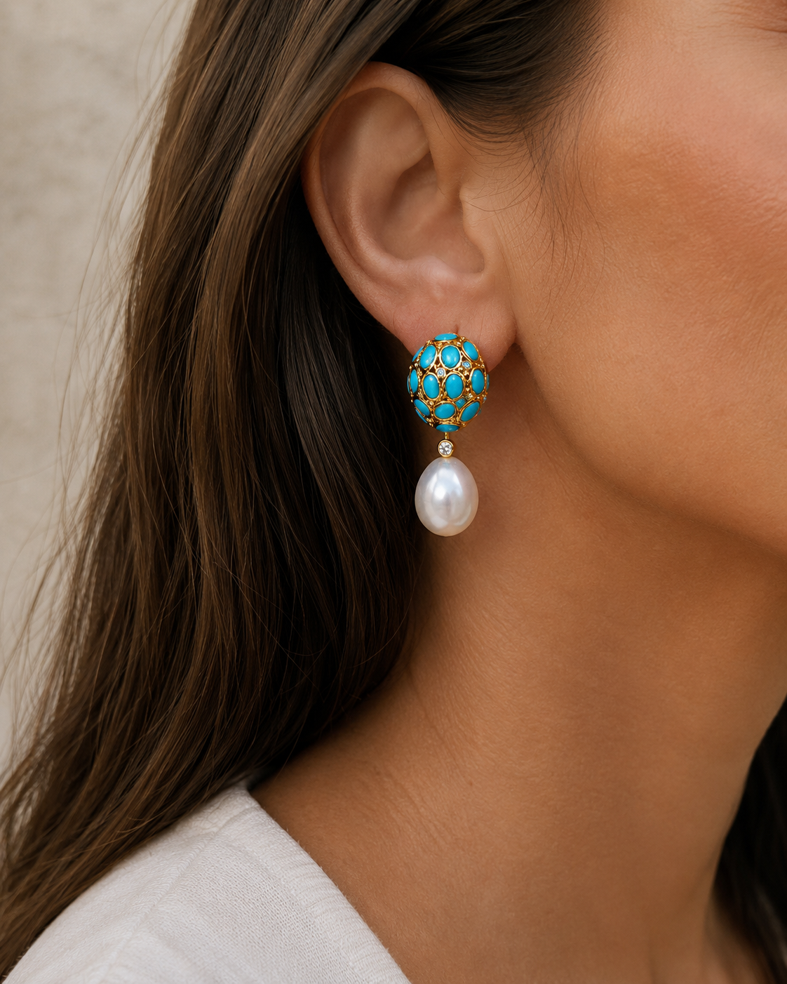 Pearl Celeste Earrings
