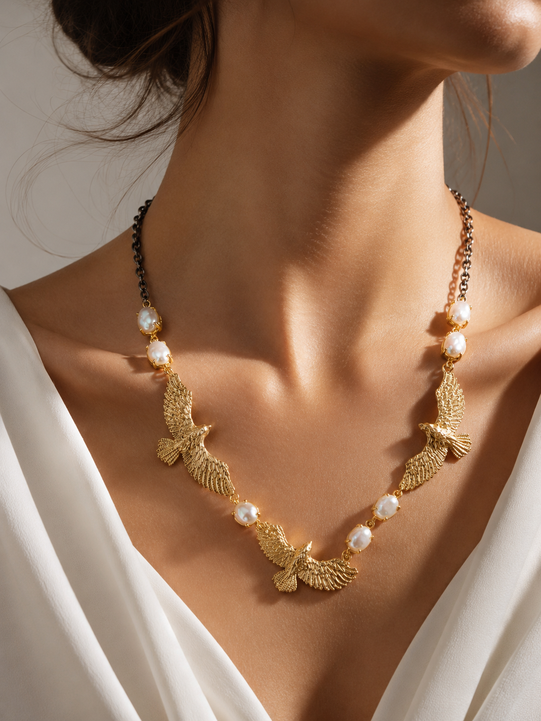 Golden Eagle Necklace