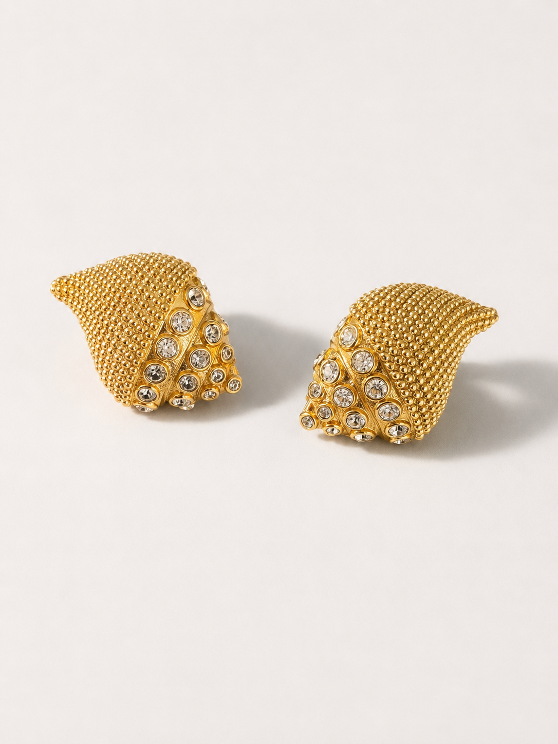 Gold Seashell Earrings