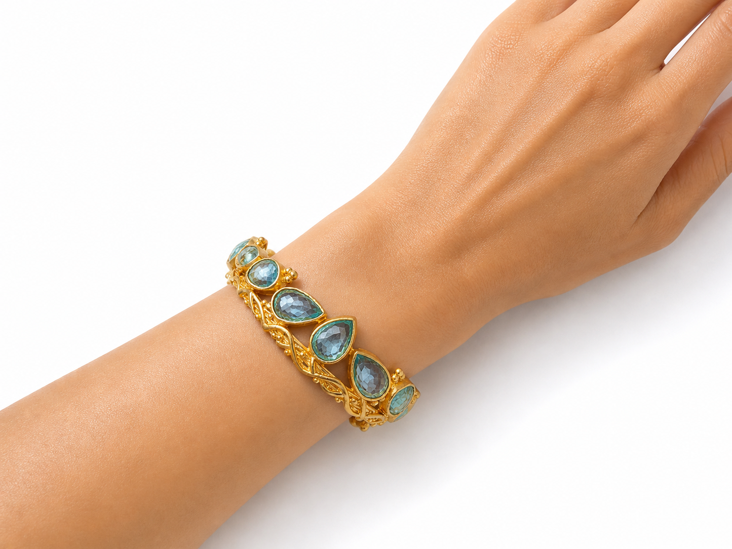 Ocean Crown Cuff Bracelet