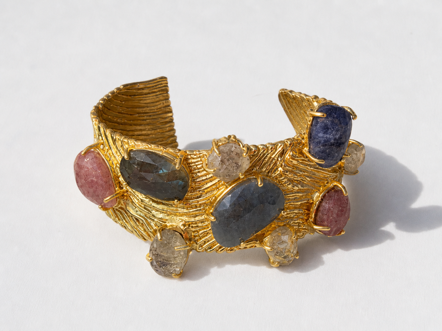 Multi-stone Cuff Bracelet