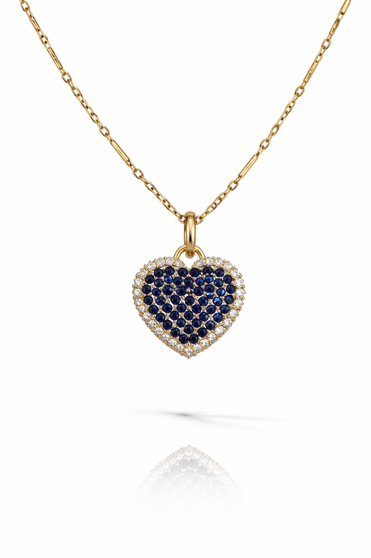 Midnight Heart Necklace