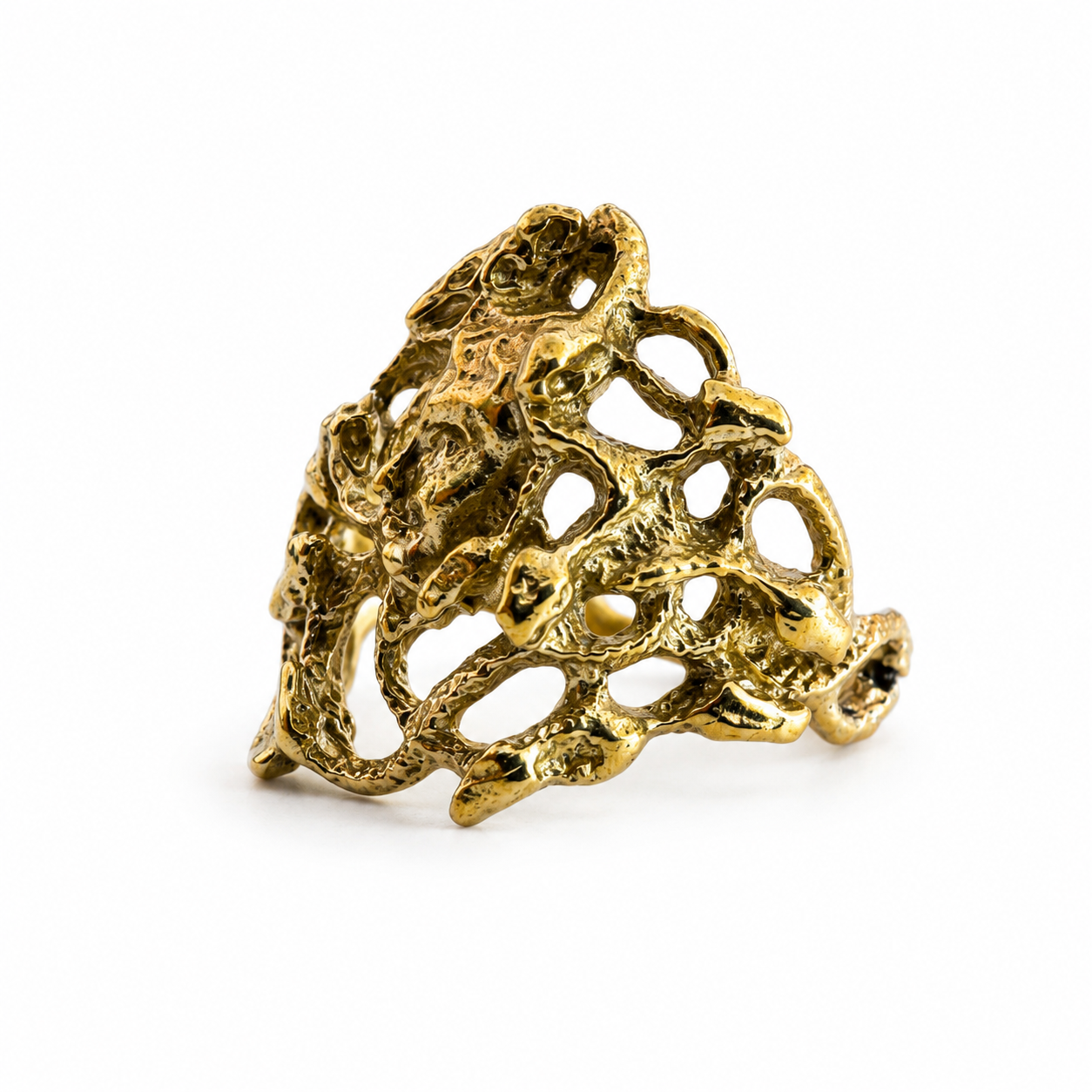 Molten Bronze Ring