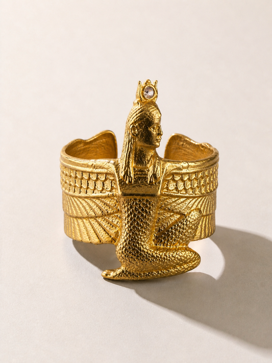 Golden Isis Ring