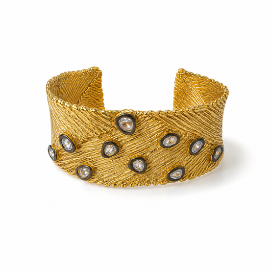 Golden Aurora Cuff Bracelet