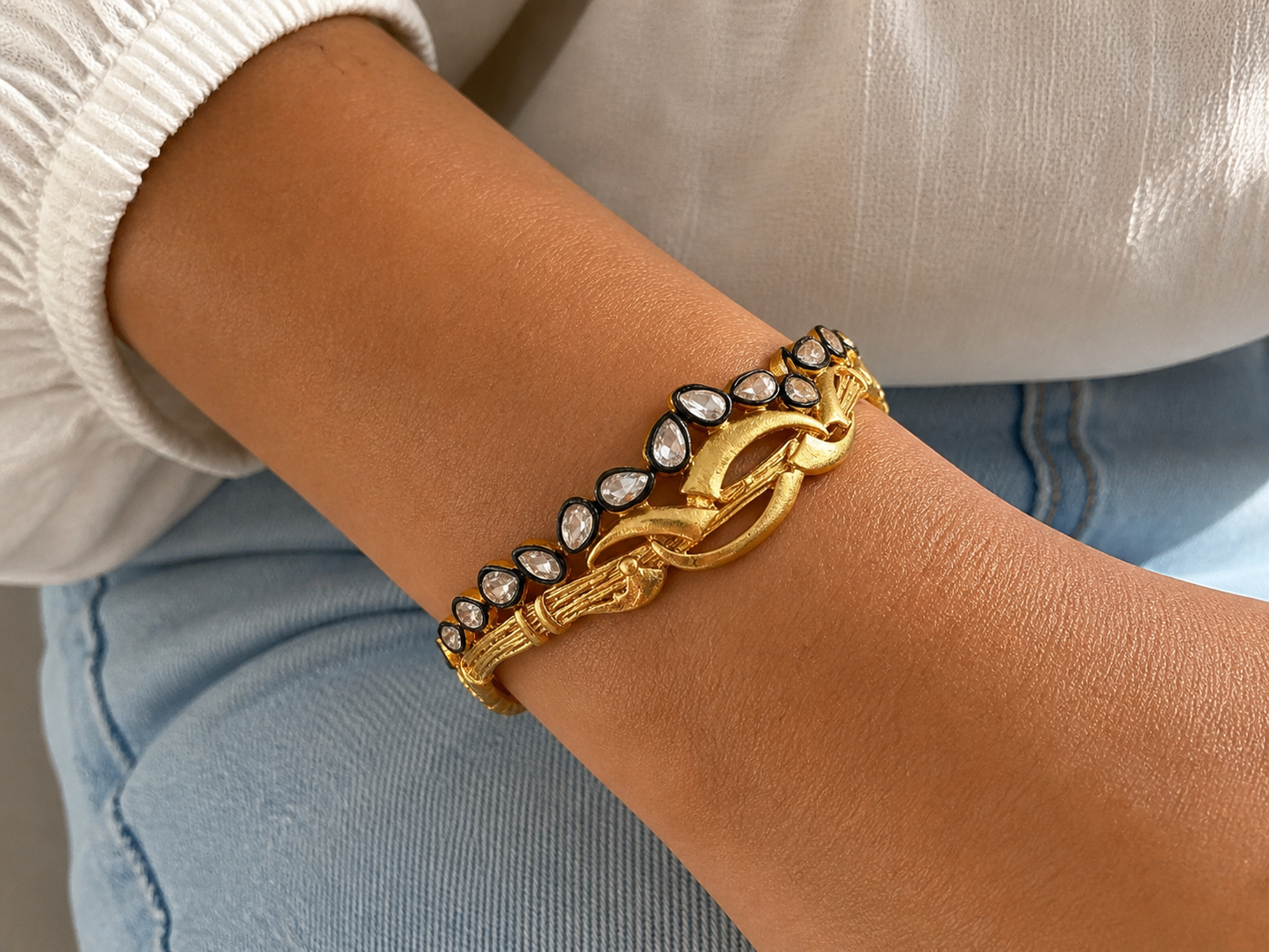 Diamond Vine Cuff