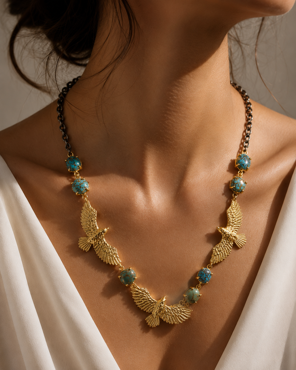 Golden Eagle Necklace