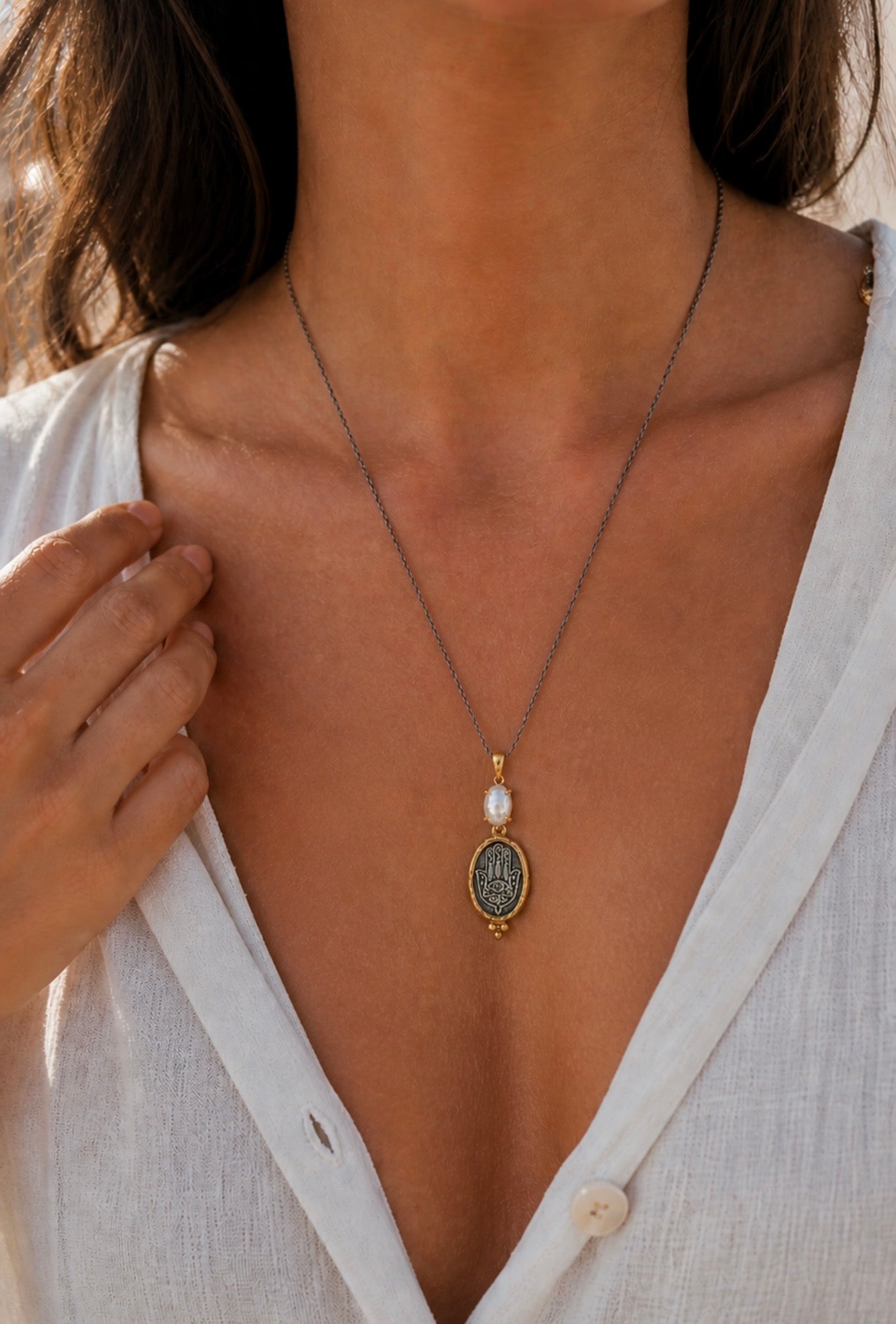Mystic Hand Necklace