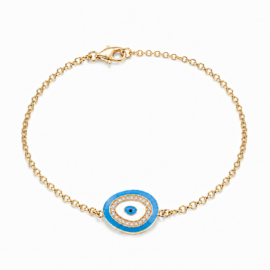 Scarlet Evil Eye Bracelet