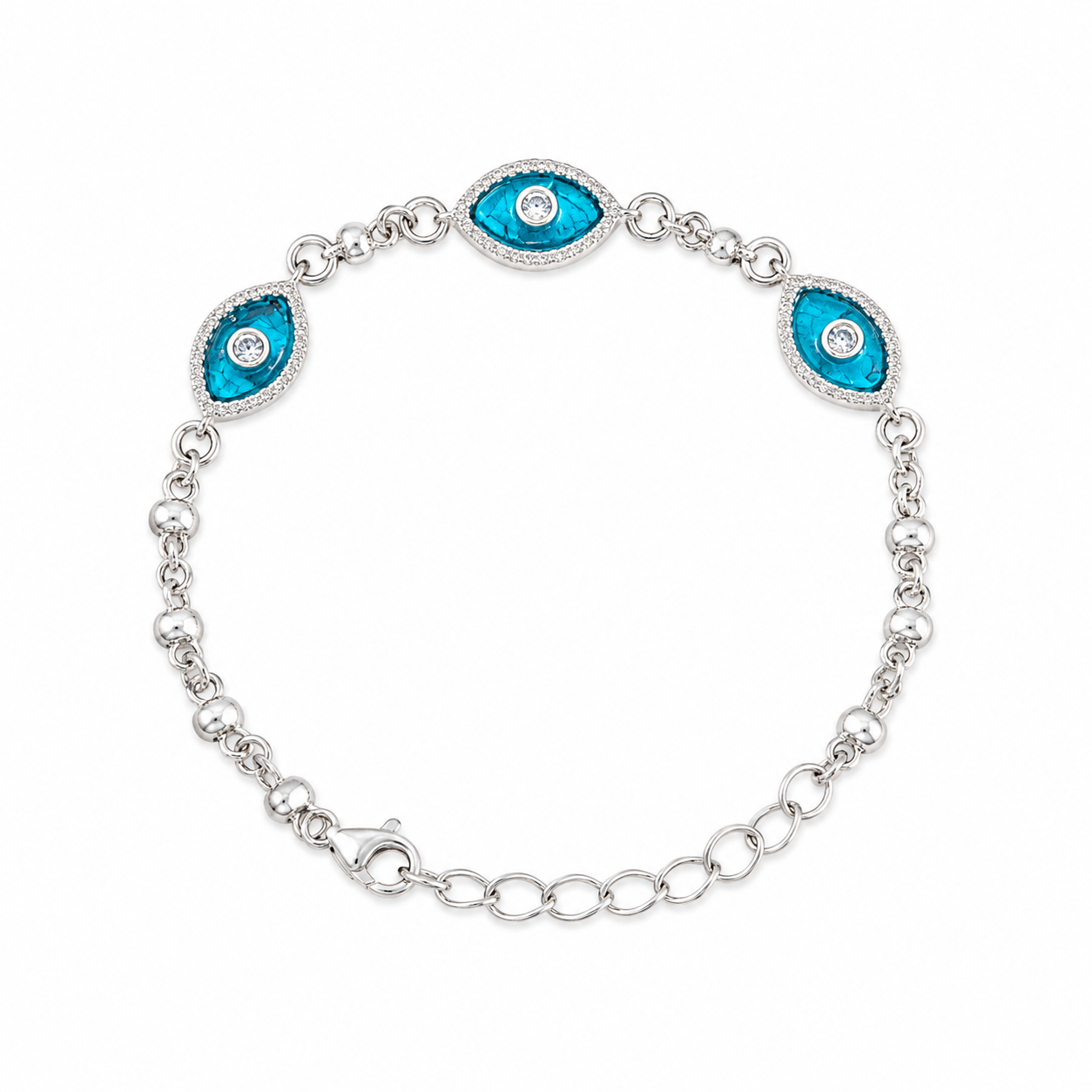 Blue Evil Eye Bracelet