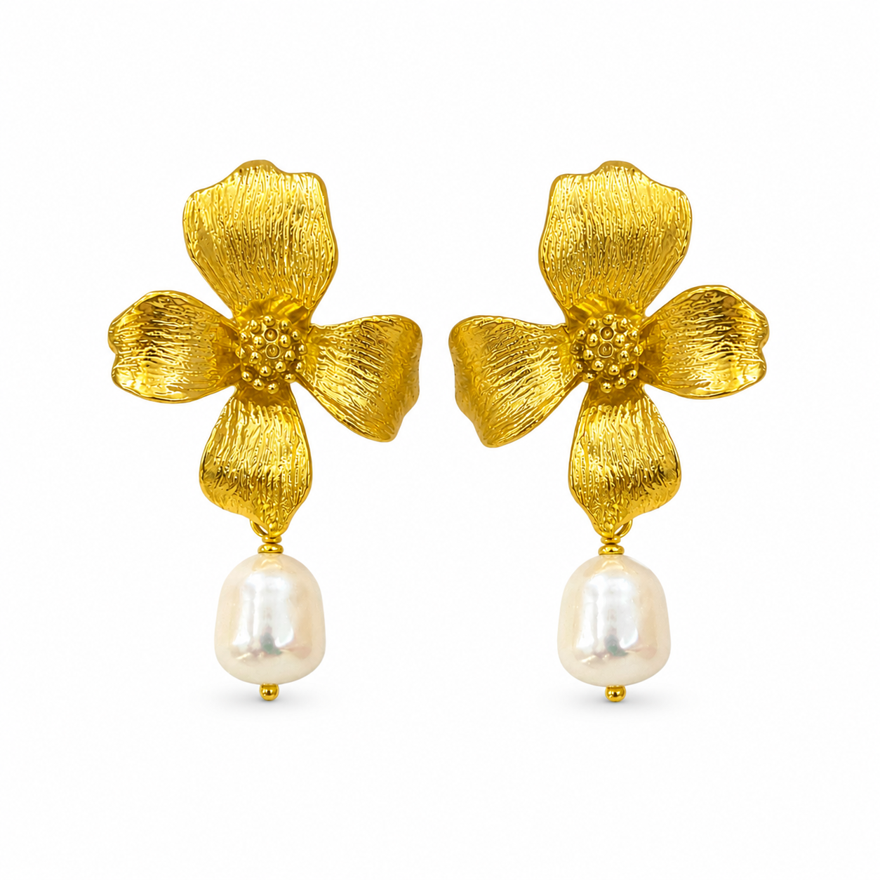 Floral Drop Earrings