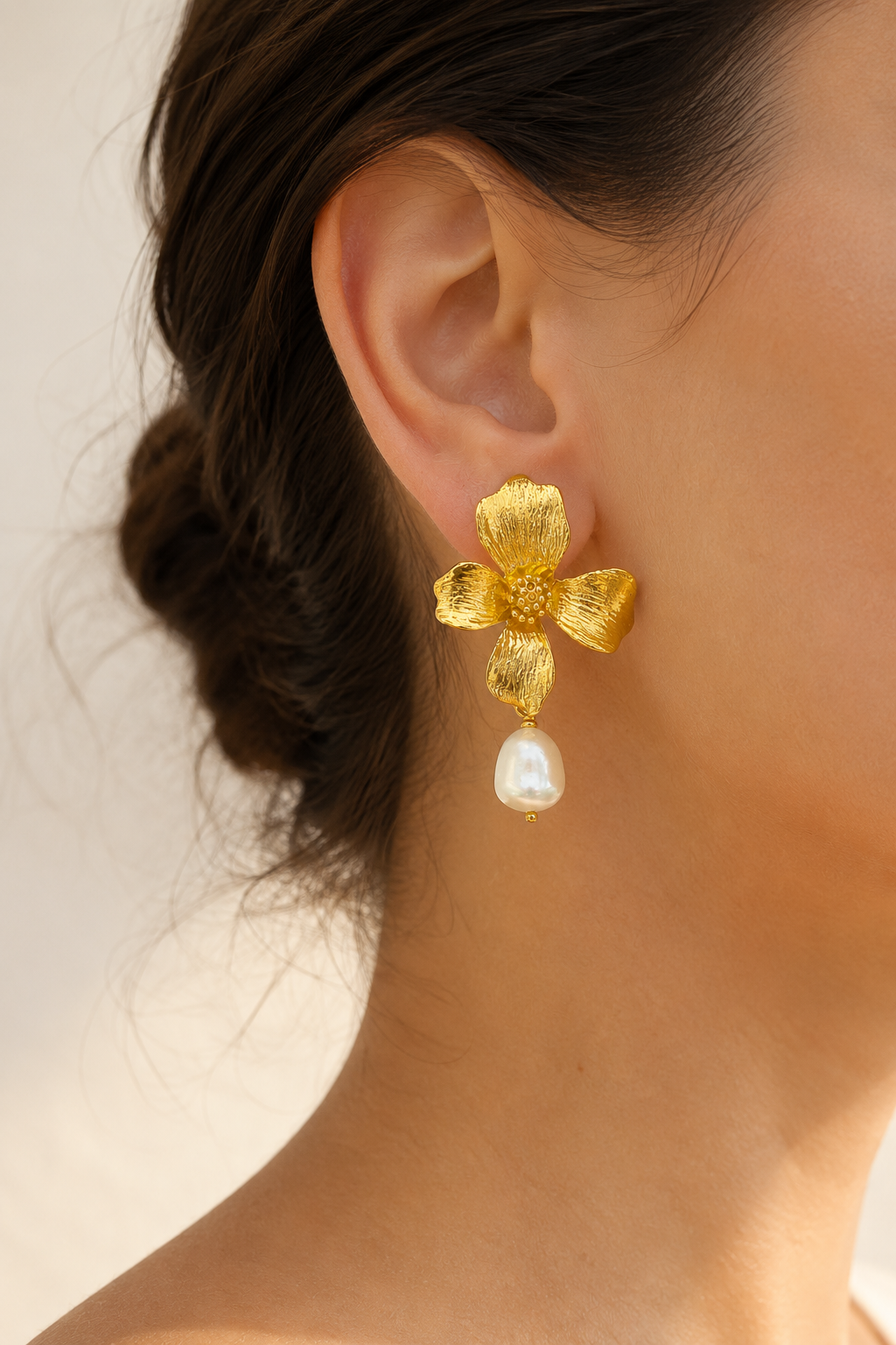 Floral Drop Earrings