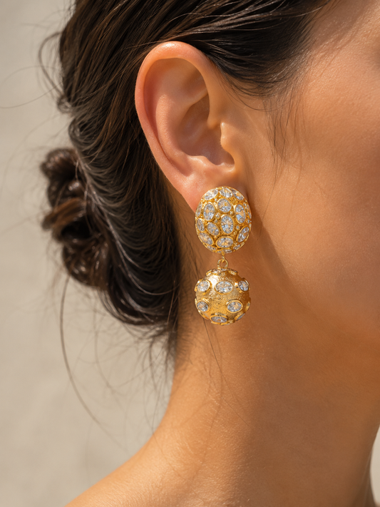 Gold Celeste Earrings