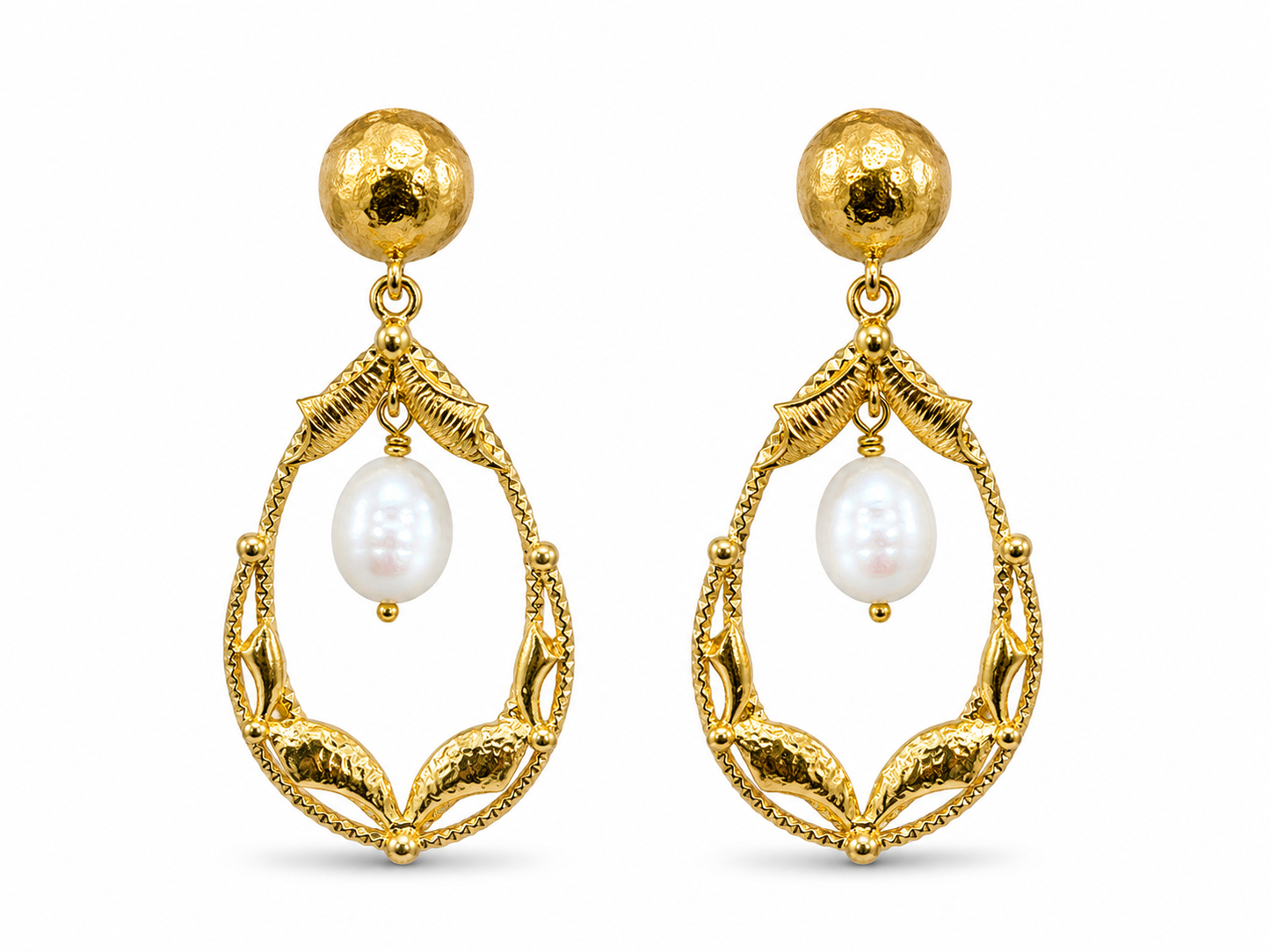 Frame Pearl Earrings