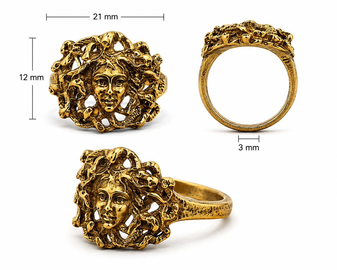 Molten Bronze Ring