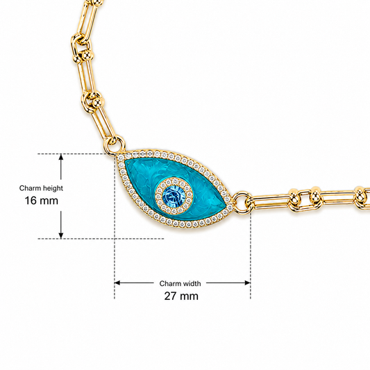 Azure Eye Bracelet