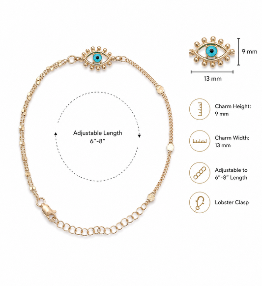 Boho Evil Eye Bracelet