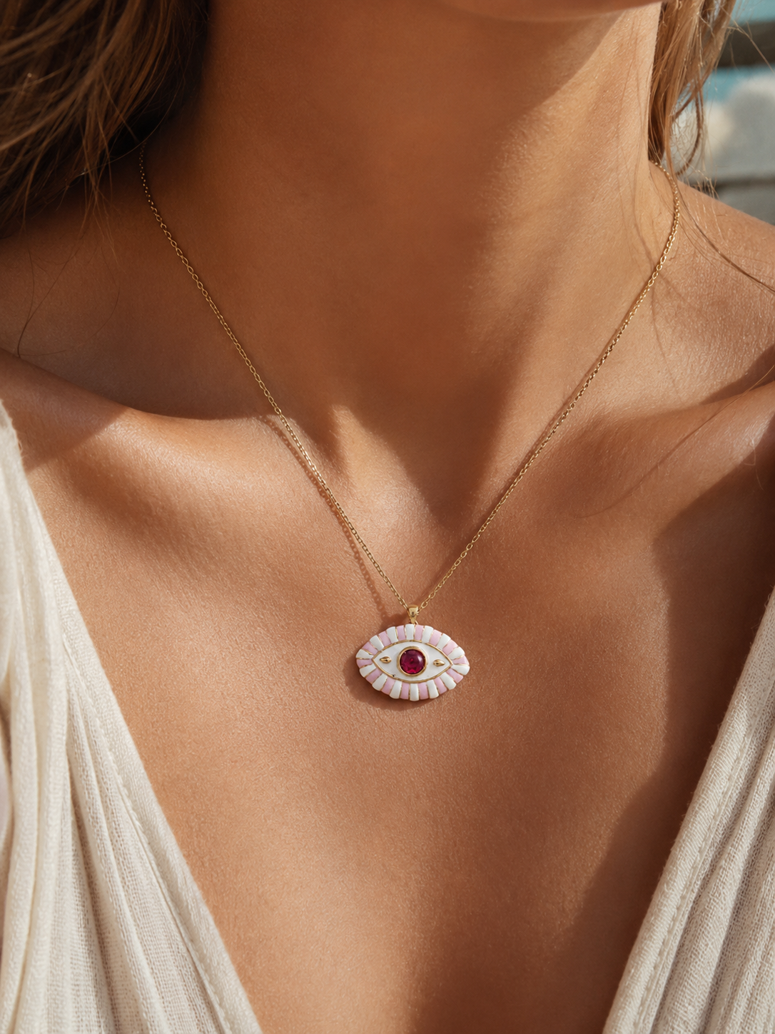 Solar Eye Necklace