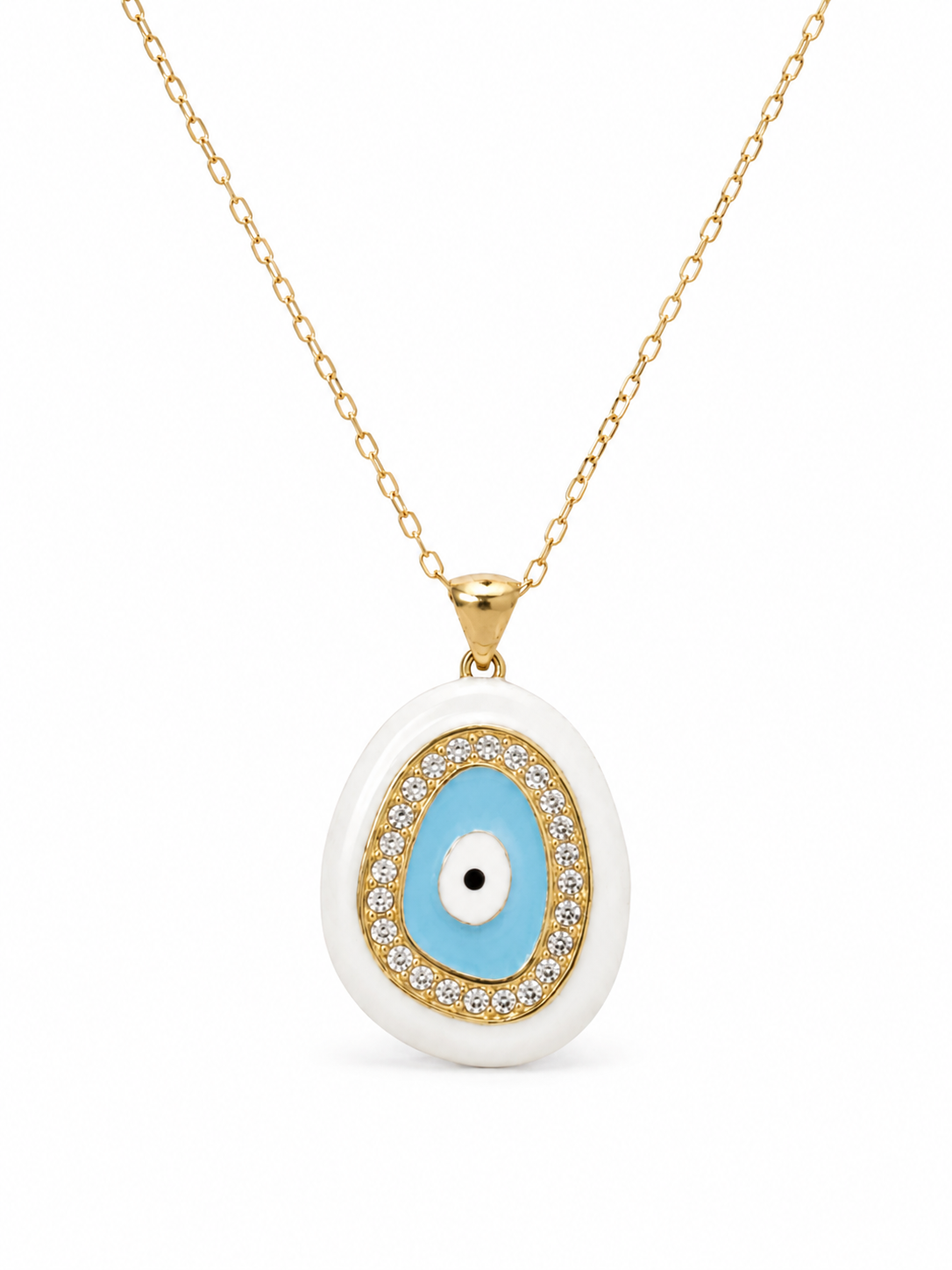 Scarlet Evil Eye Necklace