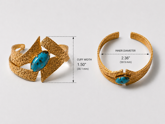Bold Turquoise Cuff Bracelet