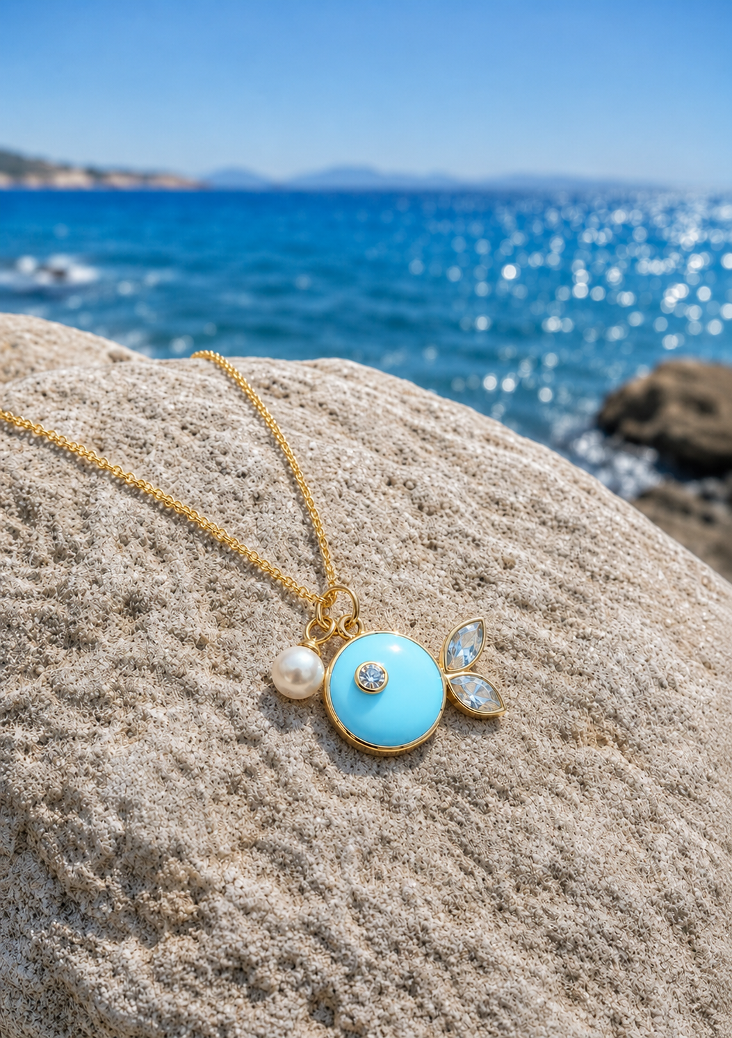 Marina Fish Charm Necklace