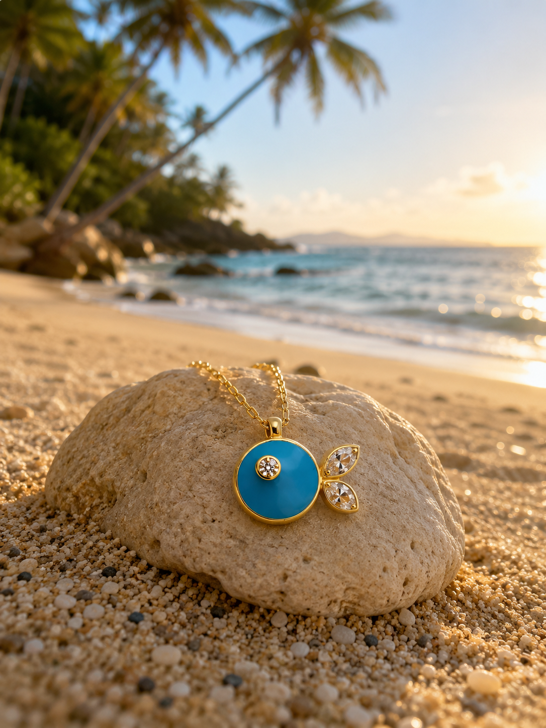 Marina Fish Charm Necklace