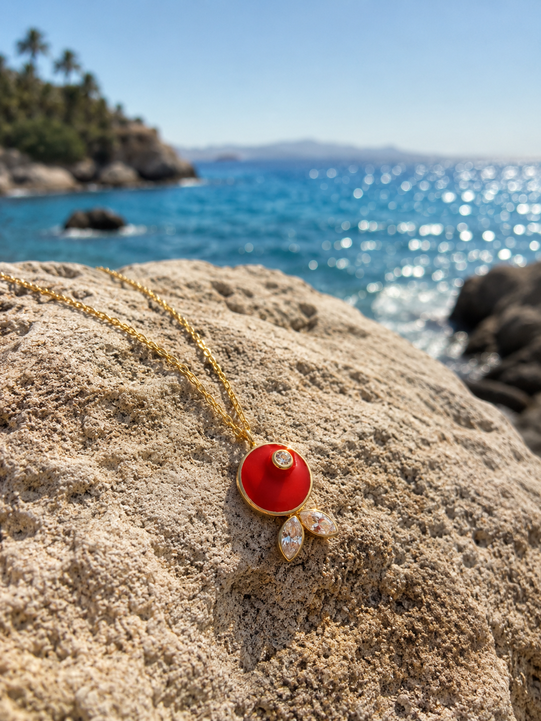 Marina Fish Charm Necklace