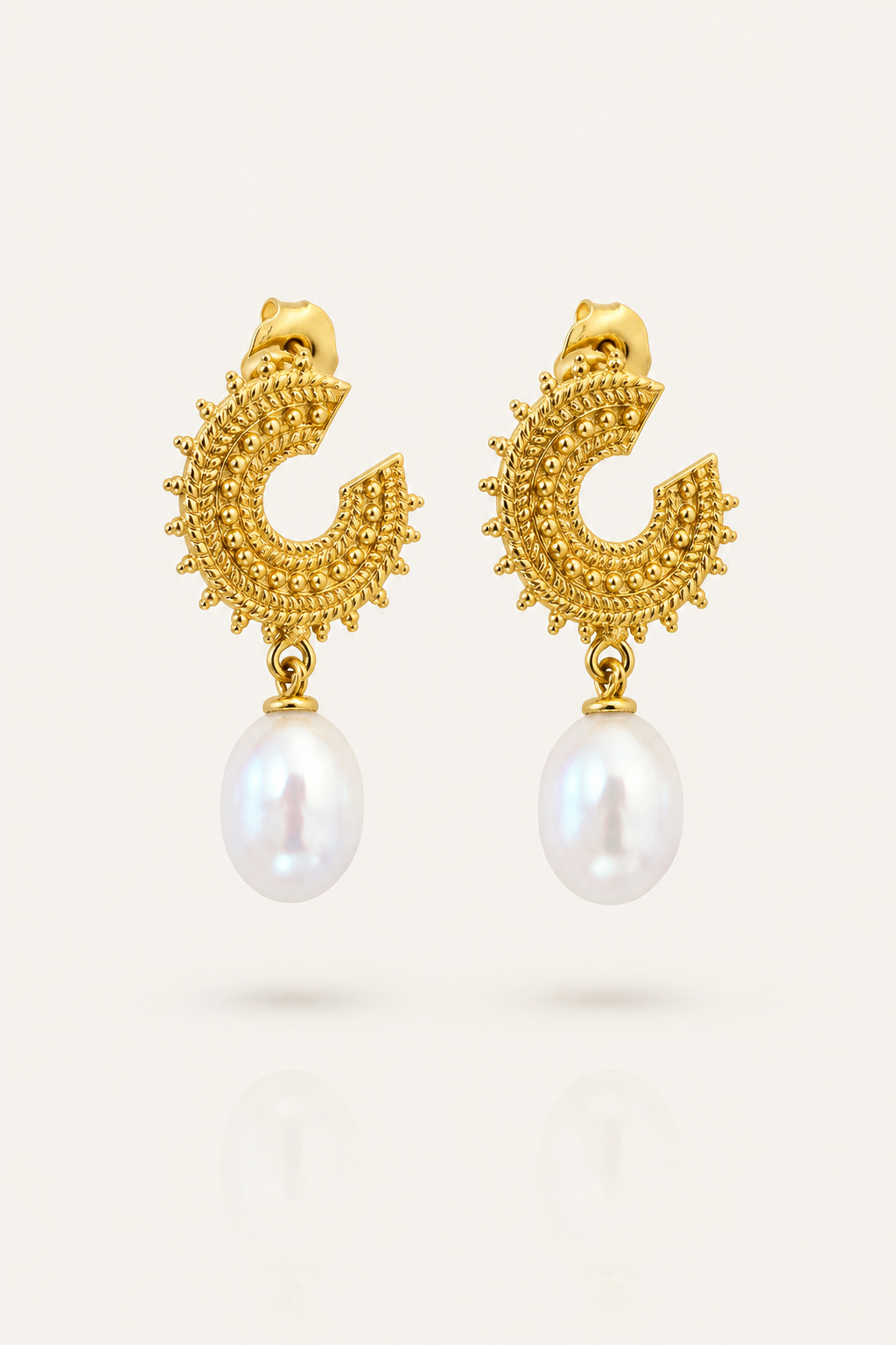 Teardrop Charm Earrings