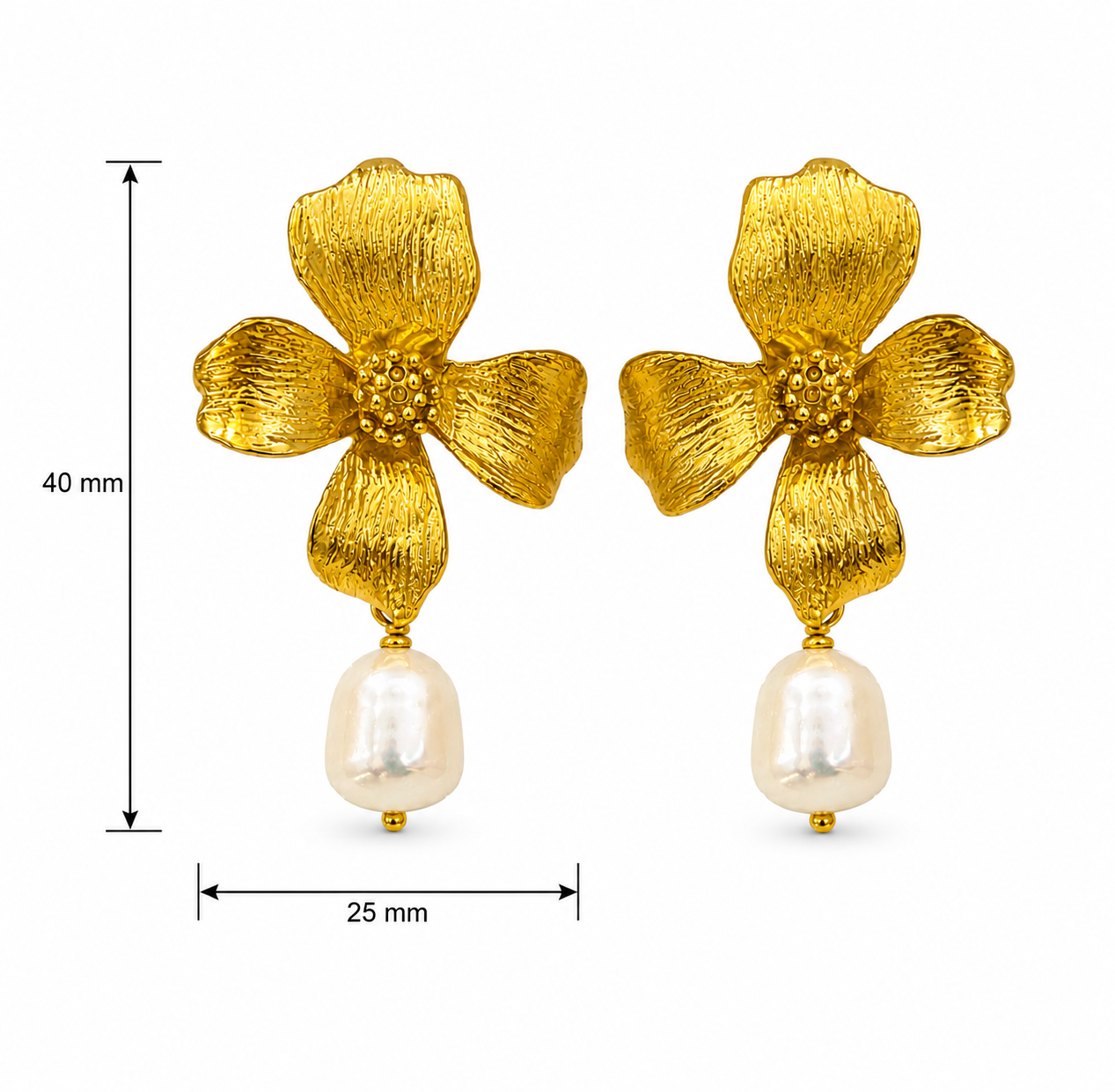 Floral Drop Earrings