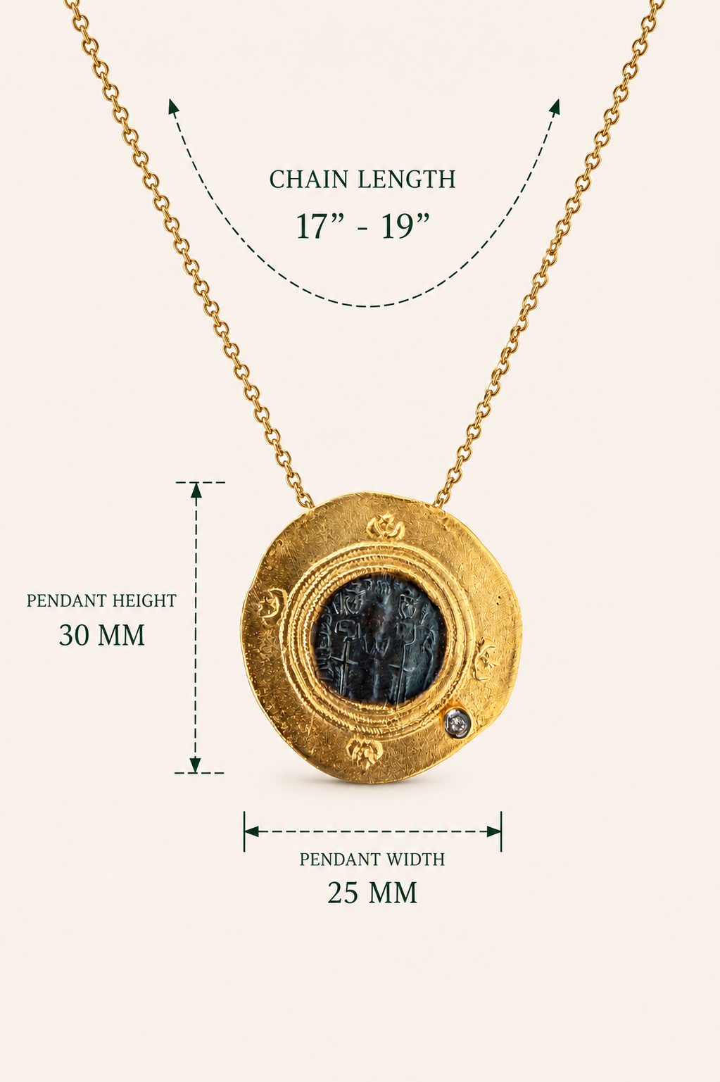 Antique Lunar Necklace