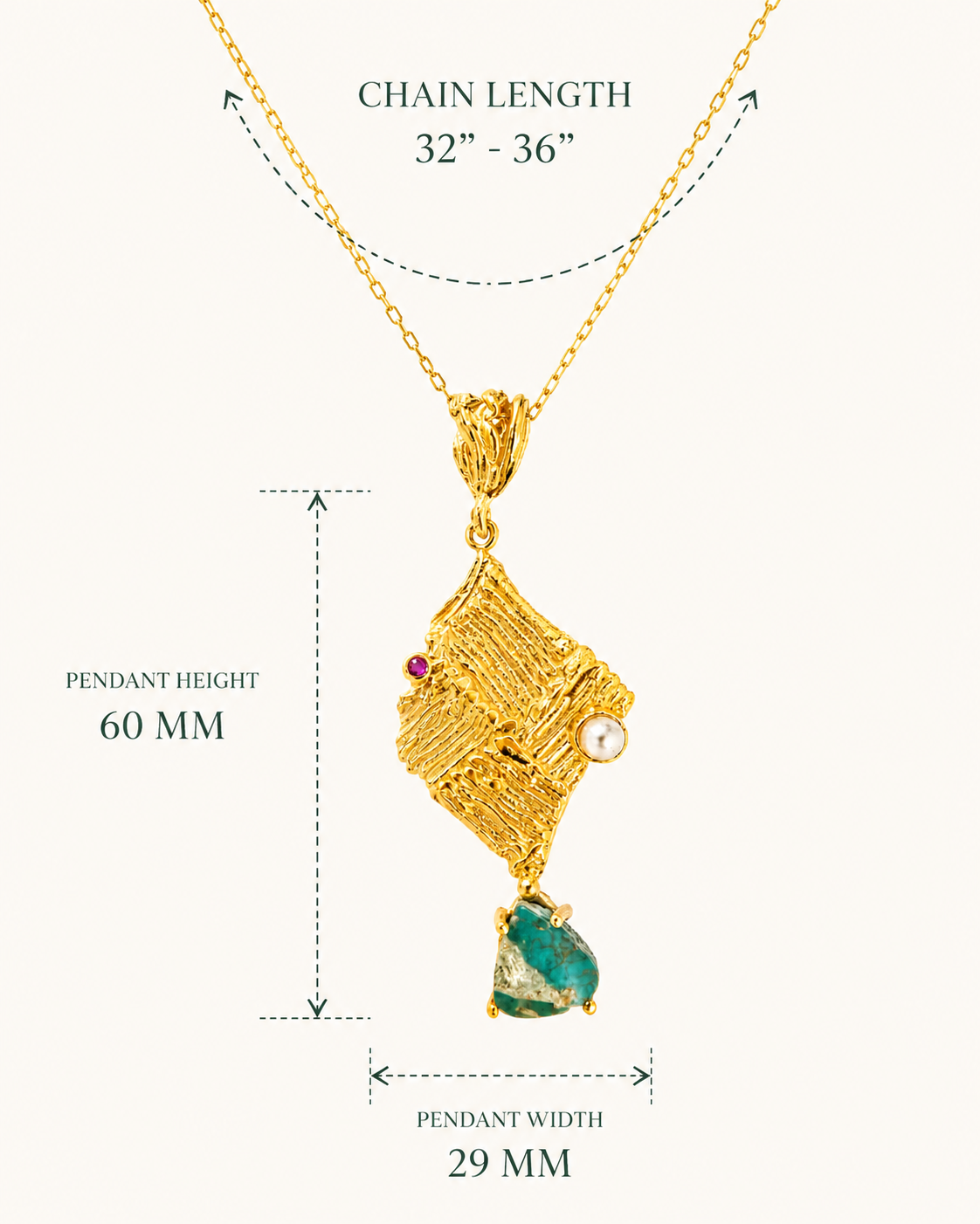 Golden Relic Necklace