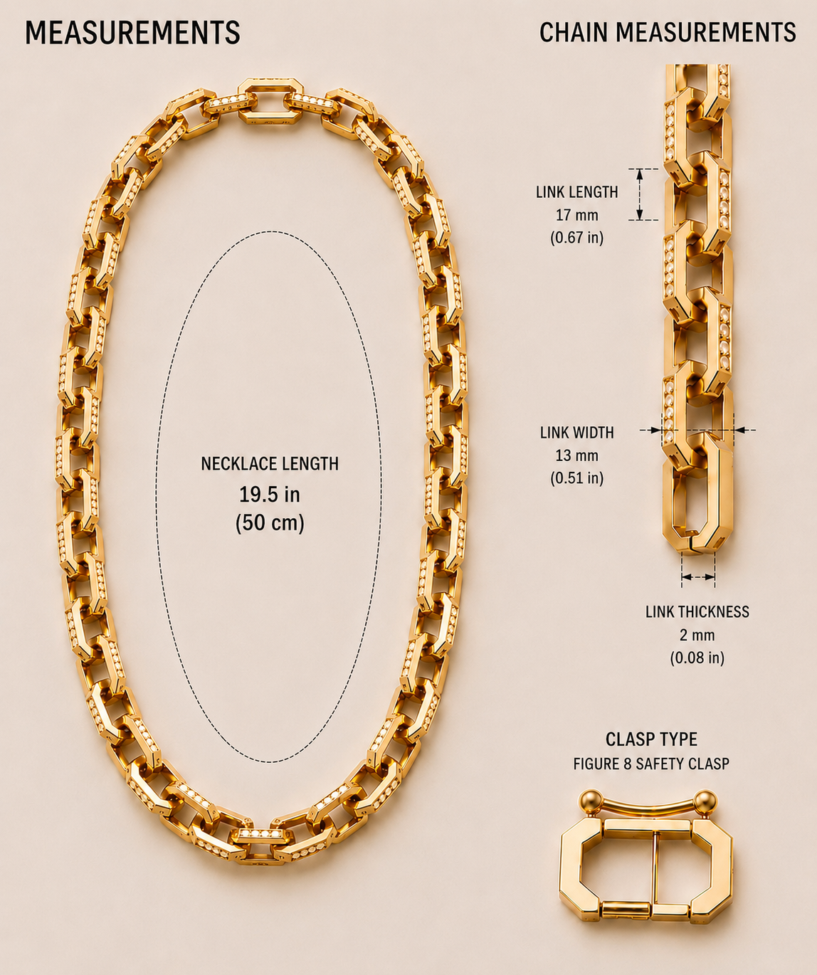 Chunky Gold Chain Necklace