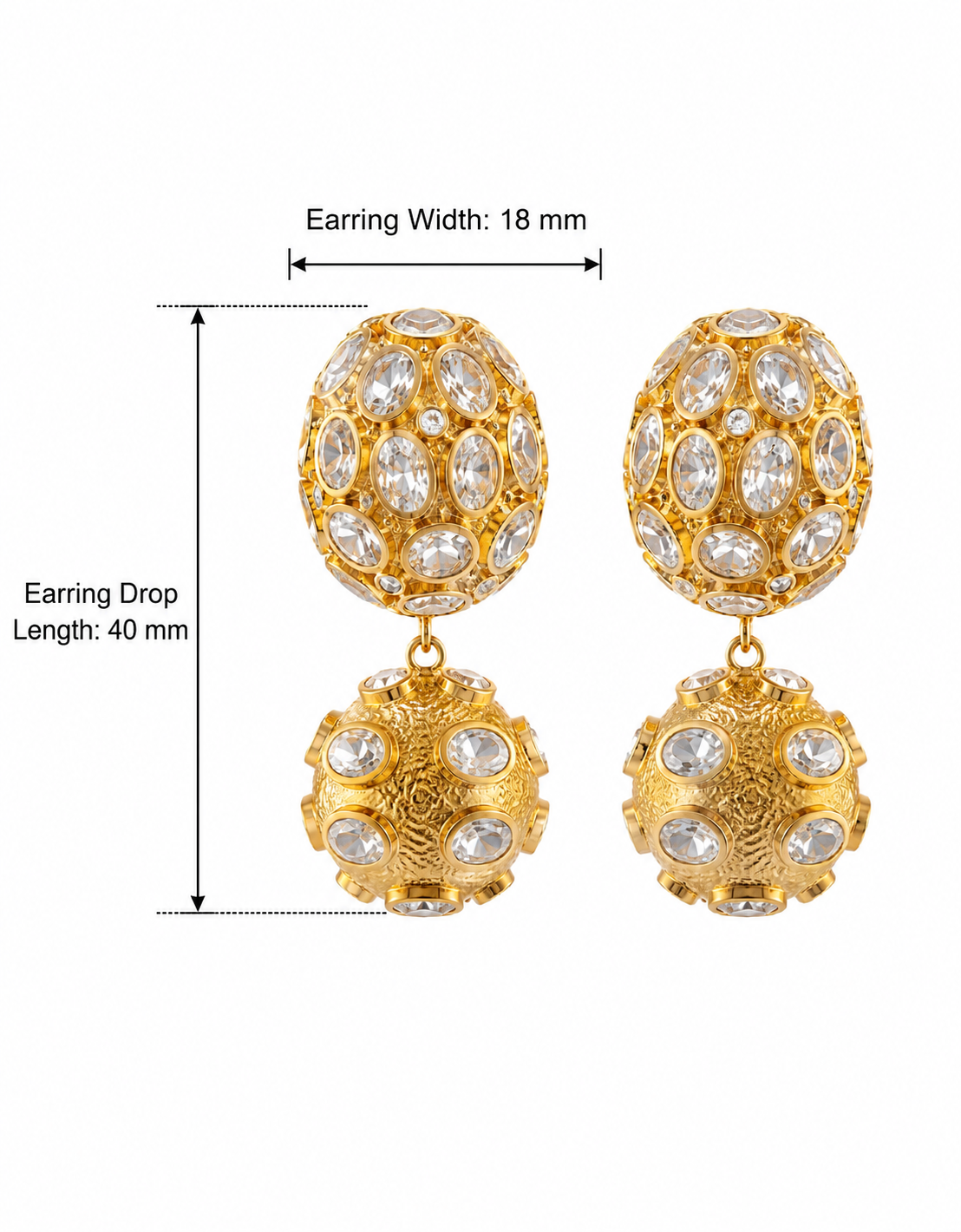 Gold Celeste Earrings