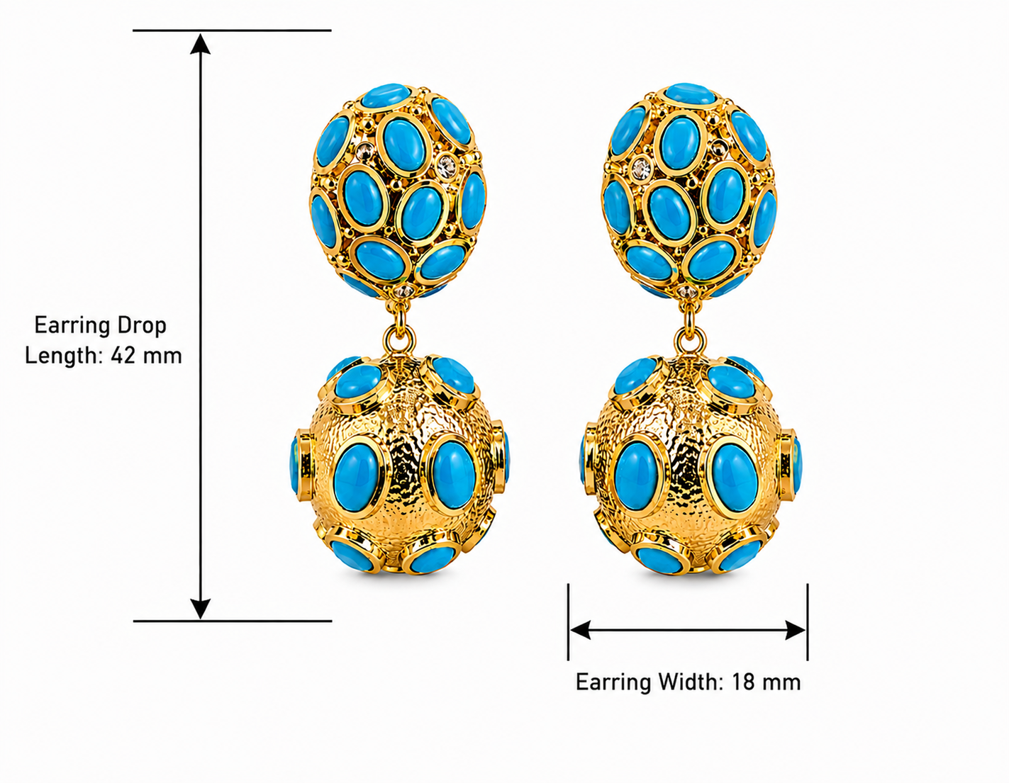 Turquoise Celeste Earrings