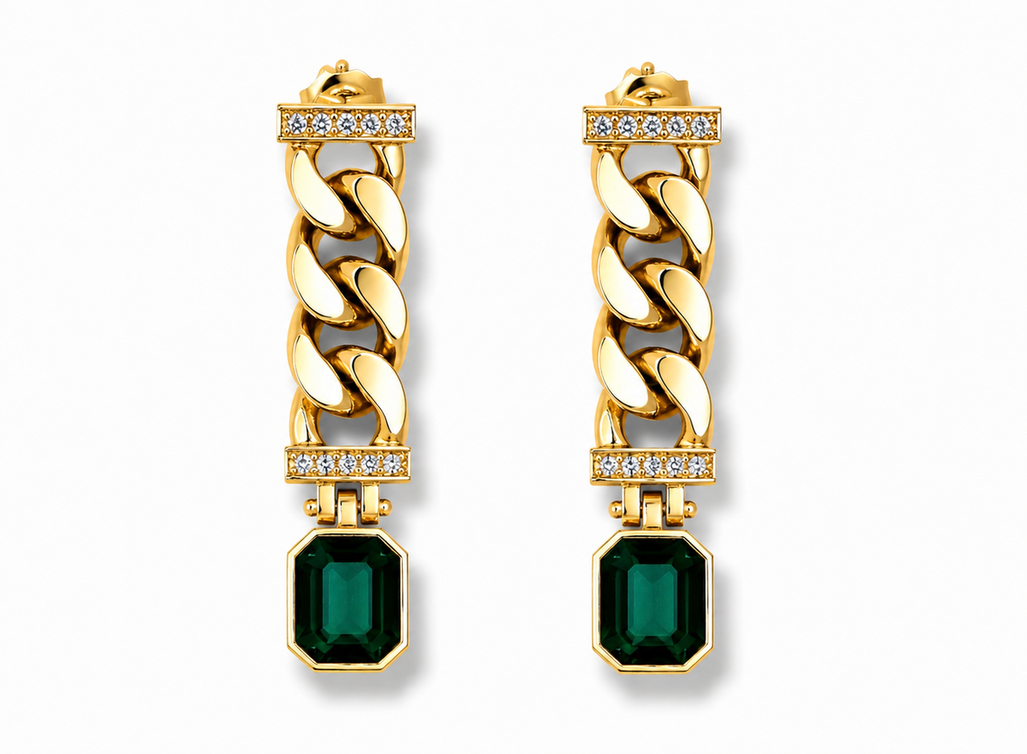 Luxury Gold Chain Drop Earring