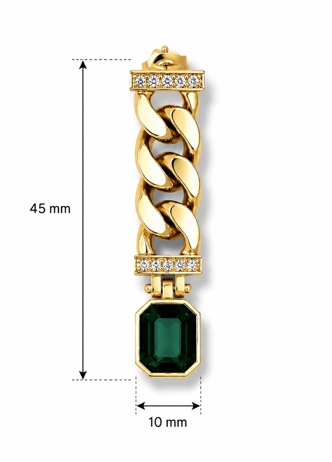 Luxury Gold Chain Drop Earring