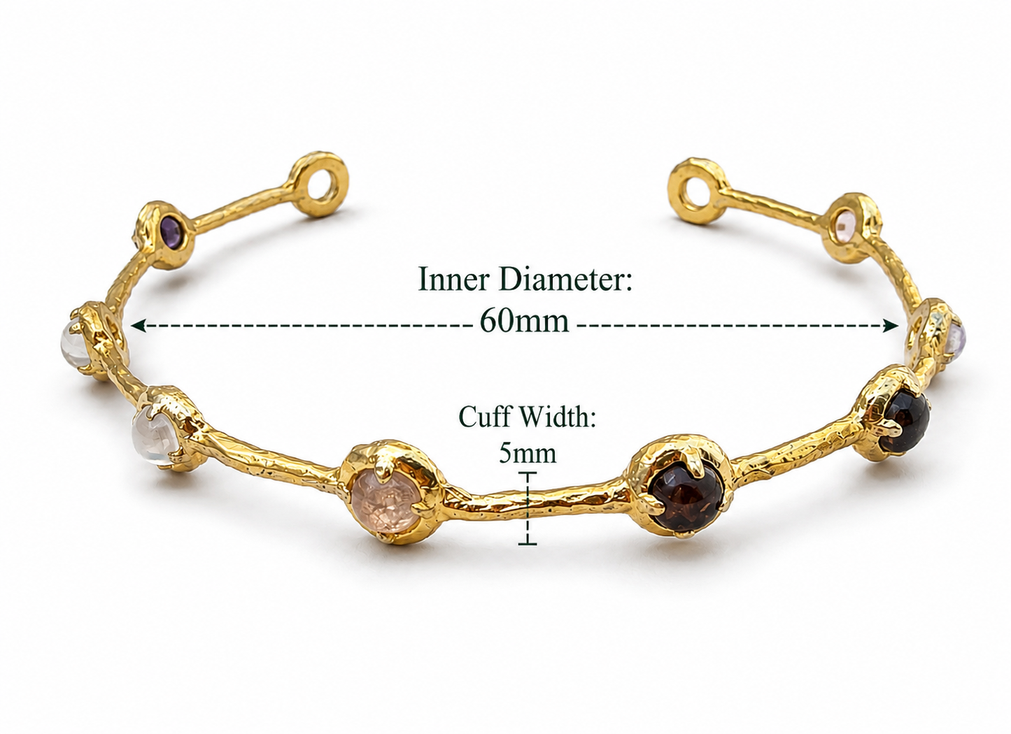 Boho Cuff Bracelet taş eksik