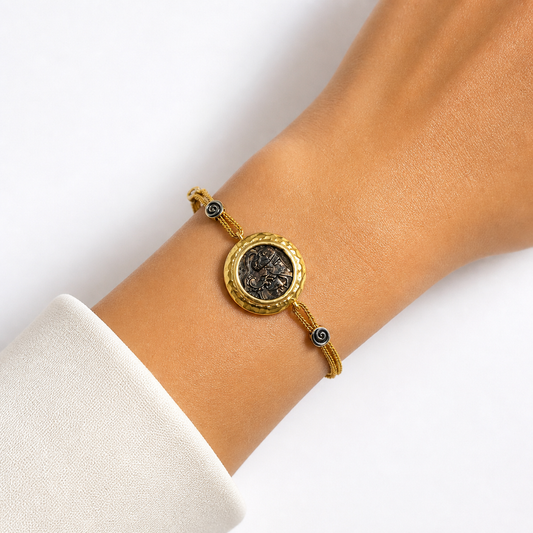 Byzantine Coin Bracelet
